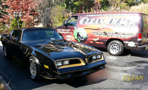 Pontiac Trans Am after extensive detailing.