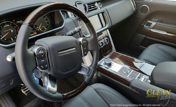 Interior of Range Rover all fresh and clean!